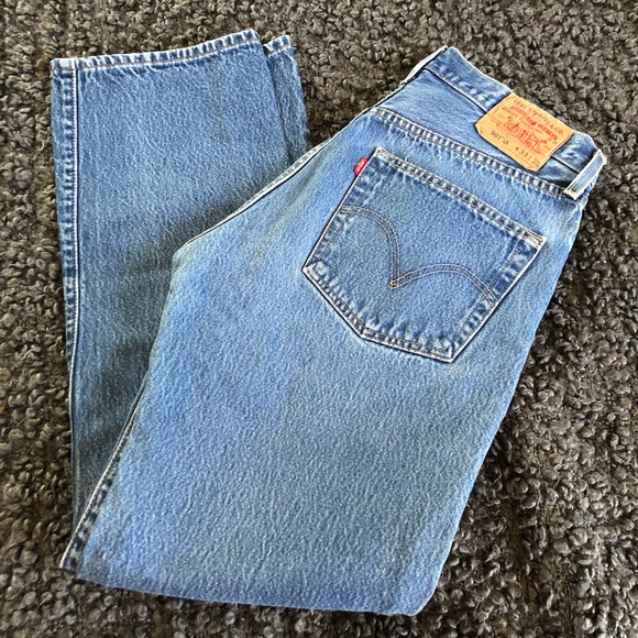 Levi's Denim - LEVIS vintage 501s high rise straight leg jeans